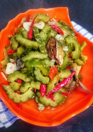 Foto resep Tumis Pare Ikan Asin Peda