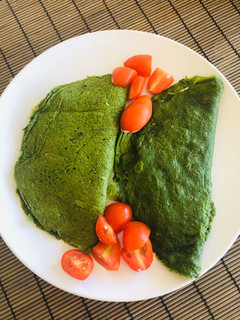 Una foto de Keto - Masa de Espinaca para quesadillas o canelones 🤗🤗🤗🤗