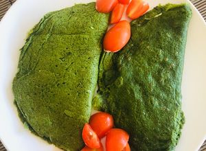 Una foto de Keto - Masa de Espinaca para quesadillas o canelones 🤗🤗🤗🤗