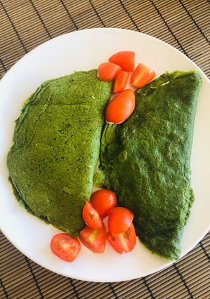Una foto de Keto - Masa de Espinaca para quesadillas o canelones 🤗🤗🤗🤗