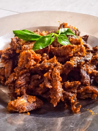 Langkah Mudah untuk Membikin Resep 43. Balado Suir Tongkol Daun Kemangi yang Enak Banget Anti Ribet, Lezat Sekali