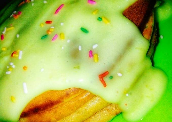 Pancake tape versi dorayaki vla pop ice durian #SimpleYummy