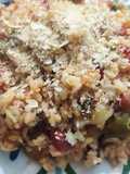Arroz vegano con verduras