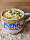 Porridge salado 🥣 de avena fermentada y huevos duros o cocidos 🥣