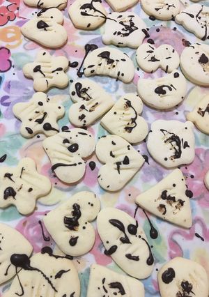 Una foto de Galletitas de maicena y leche condensada sabor naranja