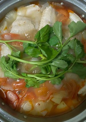 รูปของ ต้มยำไก่ใส่มันฝรั่ง