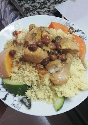 Una foto de Couscous de pollo