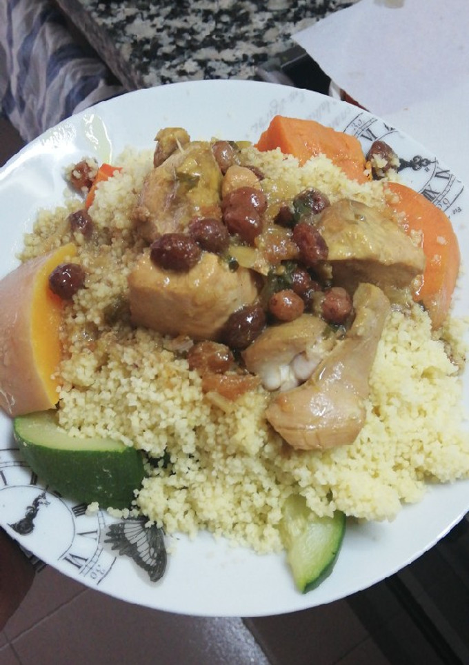 Una foto de Couscous de pollo