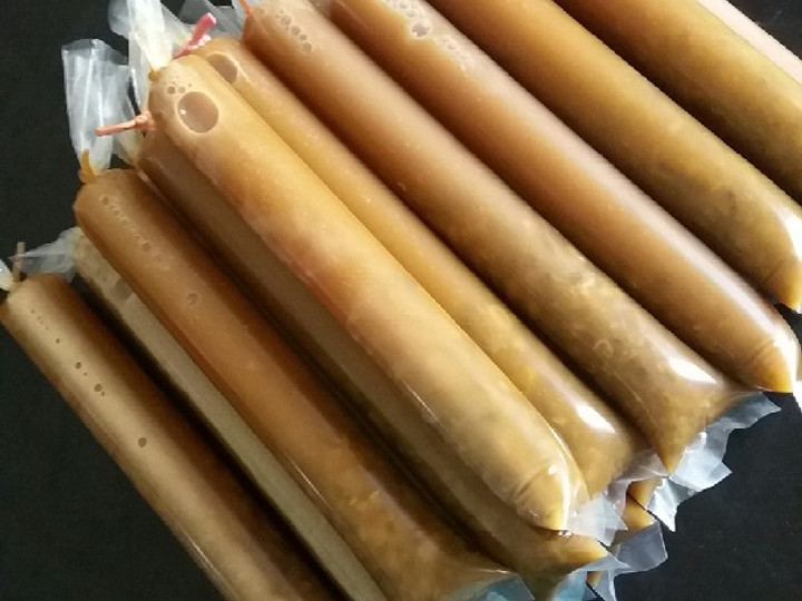 Langkah Mudah untuk Menyiapkan 🌹 Es Lilin Kacang Hijau Anti Gagal