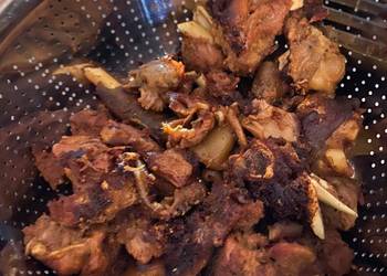 Easiest Way to Cook Appetizing Fried goat meat