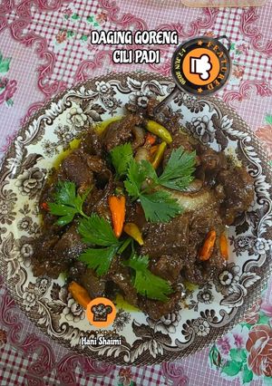 Gambar 7:6:26 - Daging goreng cili padi