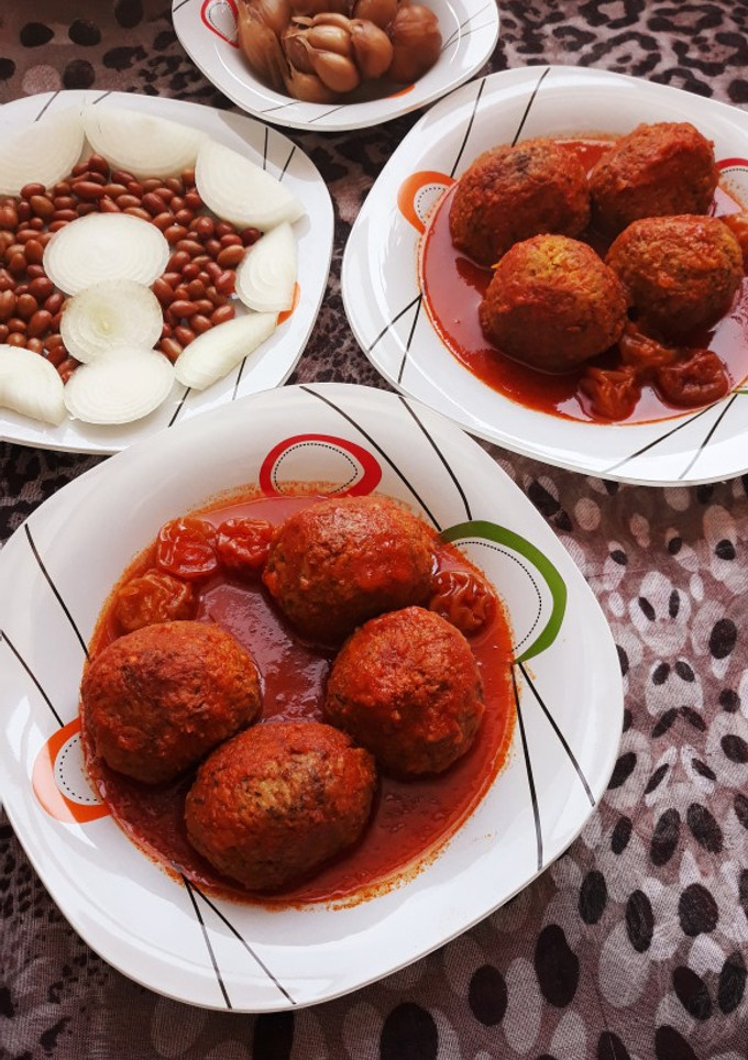 عکسی از دستور کوفته تبریزی