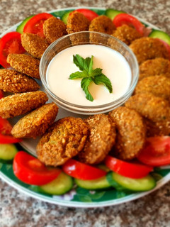 A picture of Homemade Falafel 😋.