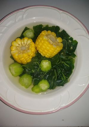 Foto resep Sayur bayam oyong jagung manis