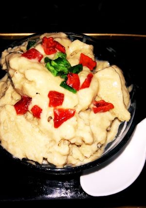 A picture of Apple custard ice cream.