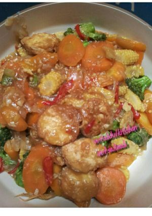 Foto resep Cah sapo telur tahu dan udang