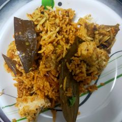 A picture of Chicken Biryani.