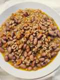 Zuppa d'orzo e borlotti