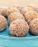 Trufas con dulce de leche y frutos secos 😋😋