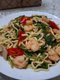 Mie Kangkung Belacan