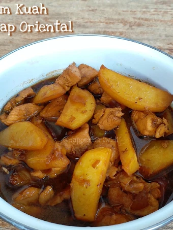 Cara Sederhana Menyiapkan Resep  Ayam Kuah Kecap Oriental yang Lezat Sekali, Sempurna