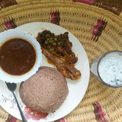 A picture of Kienyeji chicken #themechallenge.