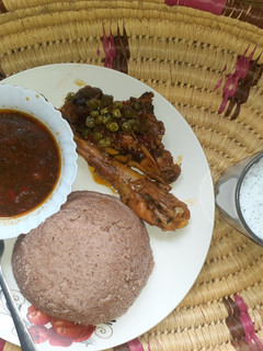 A picture of Kienyeji chicken #themechallenge.