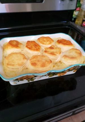 A picture of Chicken Pot Pie Casserole.