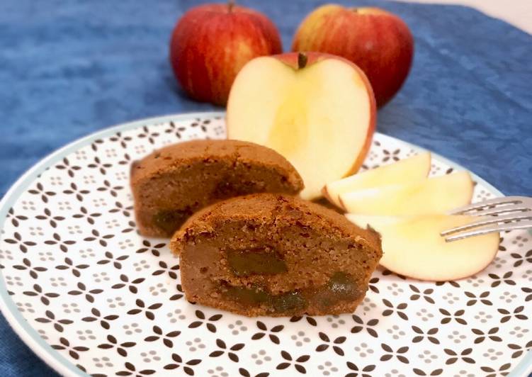 Almás muffin cukorzselével