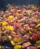 Chicken Breast with Chorizo and Bell Pepper