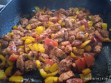 Pechuga de pollo con chorizo y pimiento