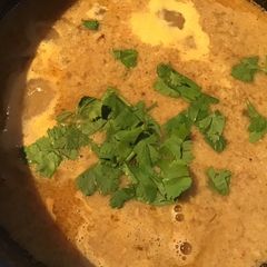 California Farm Oyster Mushroom Coconut Cream Soup A picture of California Farm Oyster Mushroom Coconut Cream Soup.