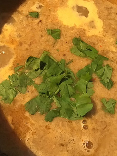 A picture of California Farm Oyster Mushroom Coconut Cream Soup.