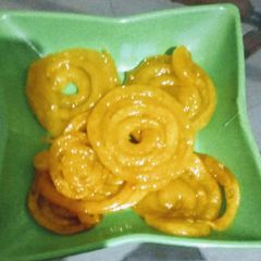 Jalebi home style A picture of Jalebi home style.