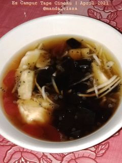 Foto resep Es Campur Tape Cincau