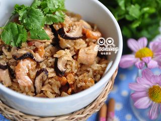 麻油香菇雞油飯