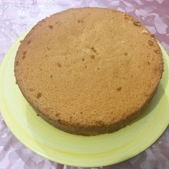 Vanilla Plain Sponge Cake A picture of Vanilla Plain Sponge Cake.