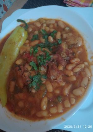 صورة لوصفة لوبيا بالخضر