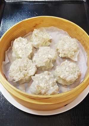 A picture of Steamed Tofu Shumai with Ground Pork (Seiro Style).