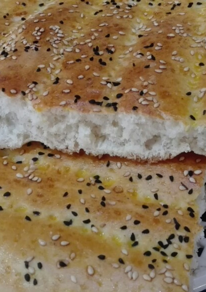 عکسی از دستور نان بربری رویا پز