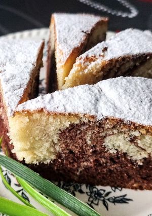 Márvány sütemény recept fotója