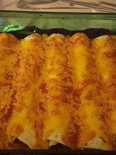 A picture of Enchiladas.