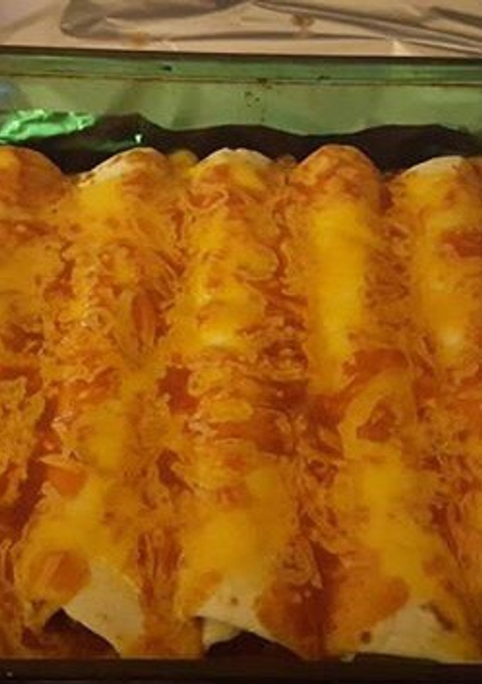 A picture of Enchiladas.