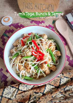 Foto resep Tumis Toge, Buncis, dan Tempe