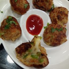 Khichdi Arancini (Khichdi Ke Pakode) A picture of Khichdi Arancini (Khichdi Ke Pakode).