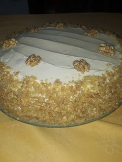 Una foto de Torta de zanahoria