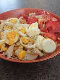 Chickpeas With Egg and Salted Cod