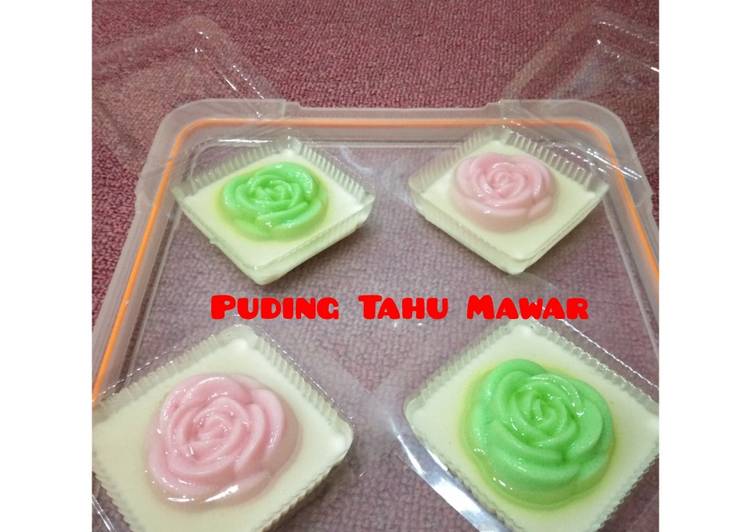 Puding Tahu Mawar