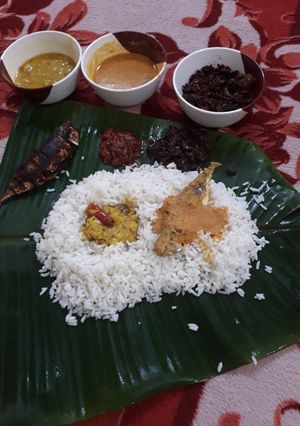 A picture of Ella shapadu kerala style.