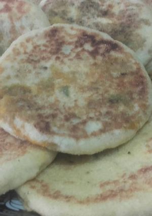 Una foto de Pan de sartén relleno